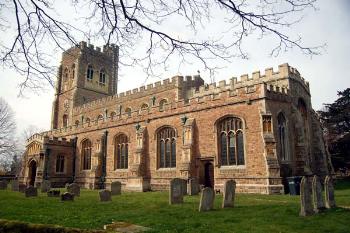 Cardington church from south-east March 2007